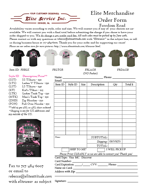 order form
